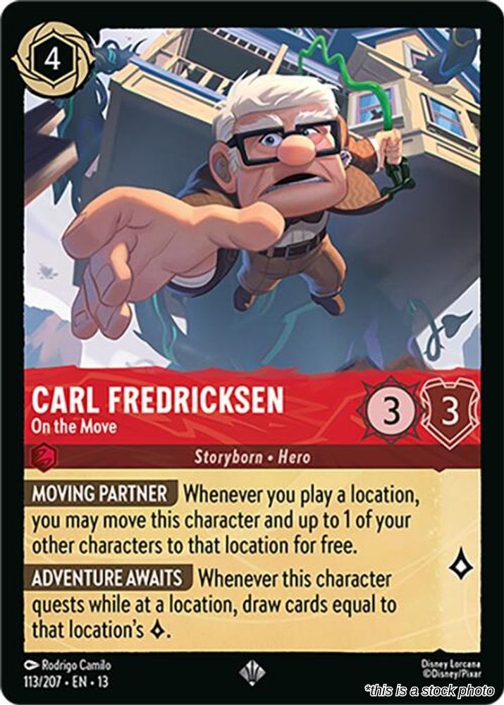 Carl Fredricksen - On the Move