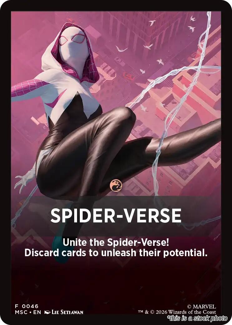 Spider-Verse Theme Card