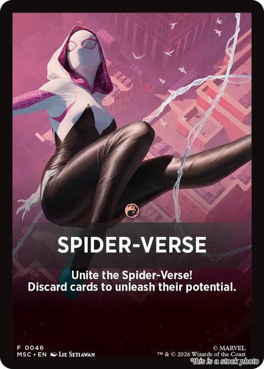 Spider-Verse Theme Card