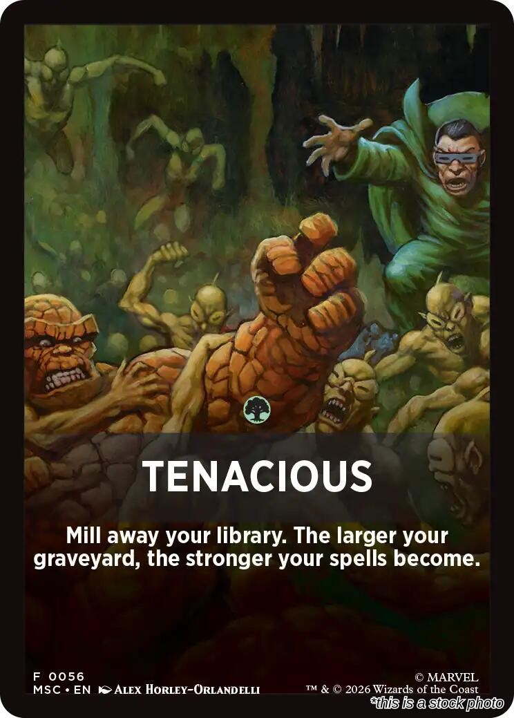 Tenacious Theme Card