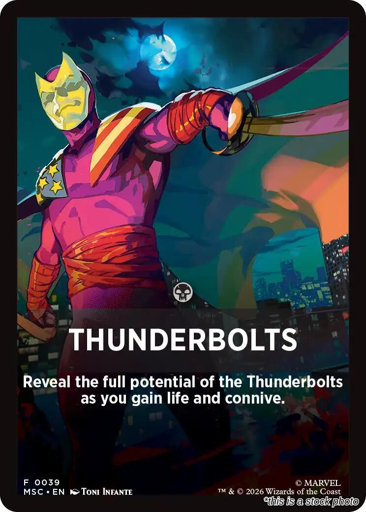 Thunderbolts Theme Card