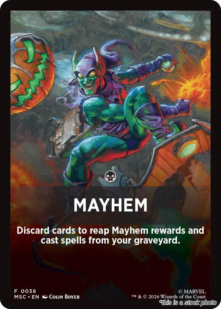 Mayhem Theme Card
