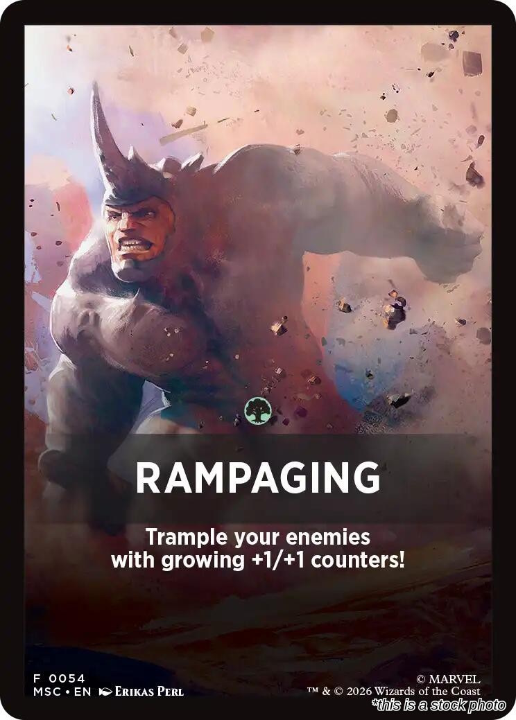 Rampaging Theme Card