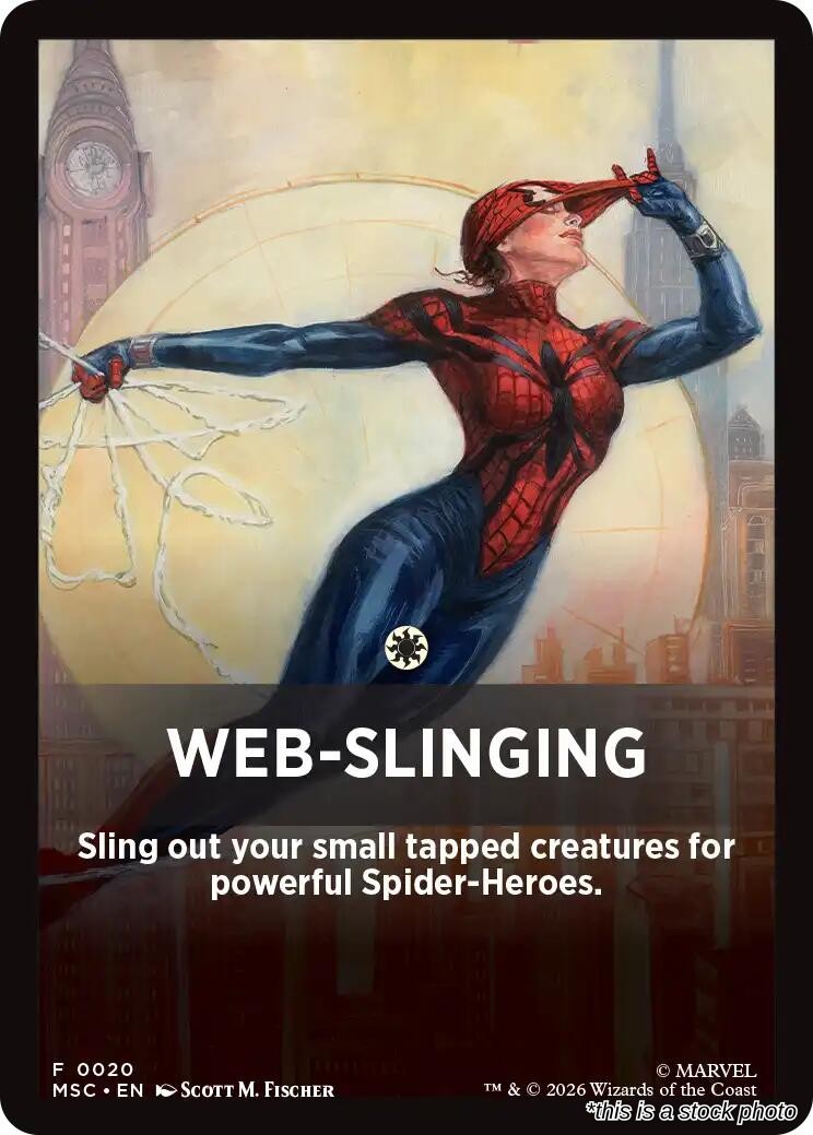 Web-Slinging Theme Card
