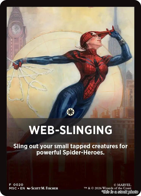 Web-Slinging Theme Card
