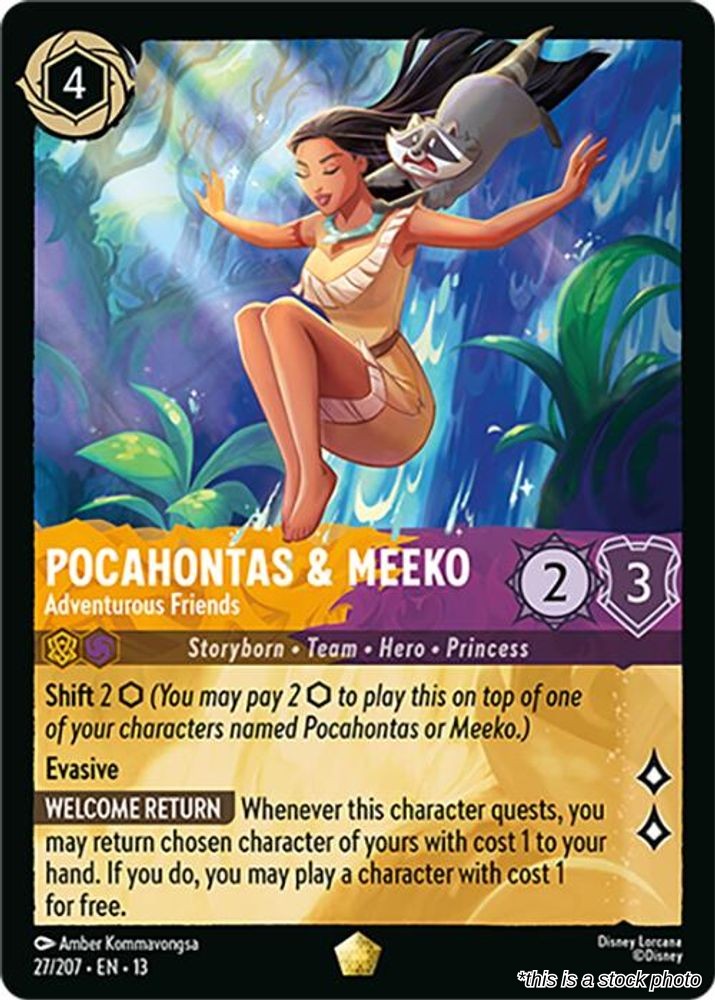 Pocahontas & Meeko - Adventurous Friends