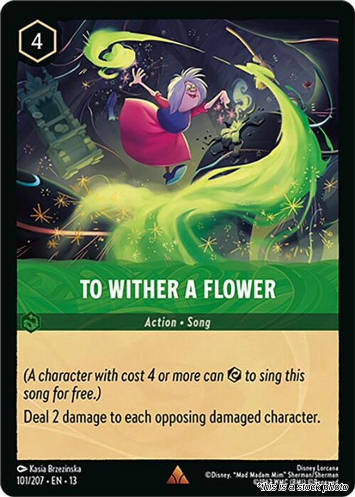 To Wither a Flower