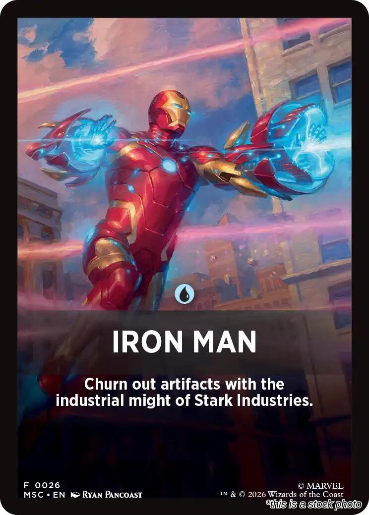 Iron Man Theme Card