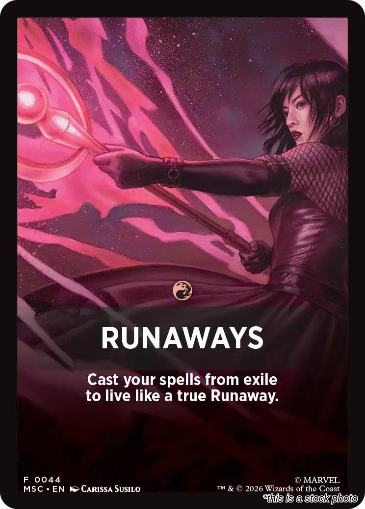Runaways Theme Card