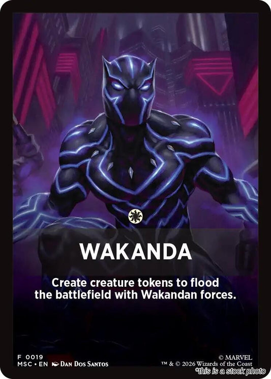 Wakanda Theme Card