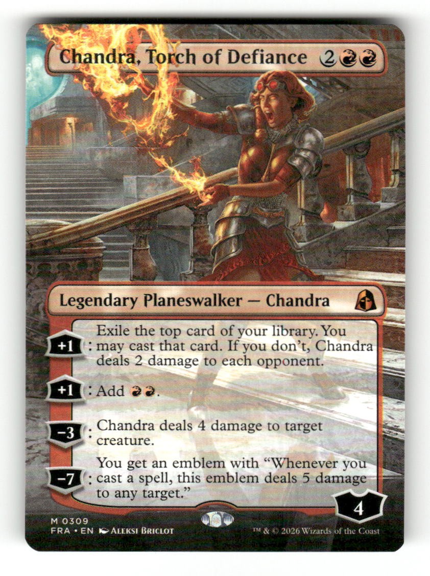 Chandra, Torch of Defiance (Borderless)