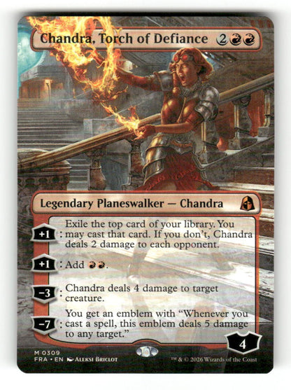 Chandra, Torch of Defiance (Borderless)