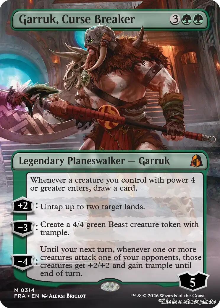 Garruk, Curse Breaker (Borderless)