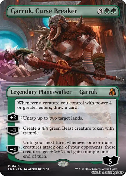Garruk, Curse Breaker (Borderless)
