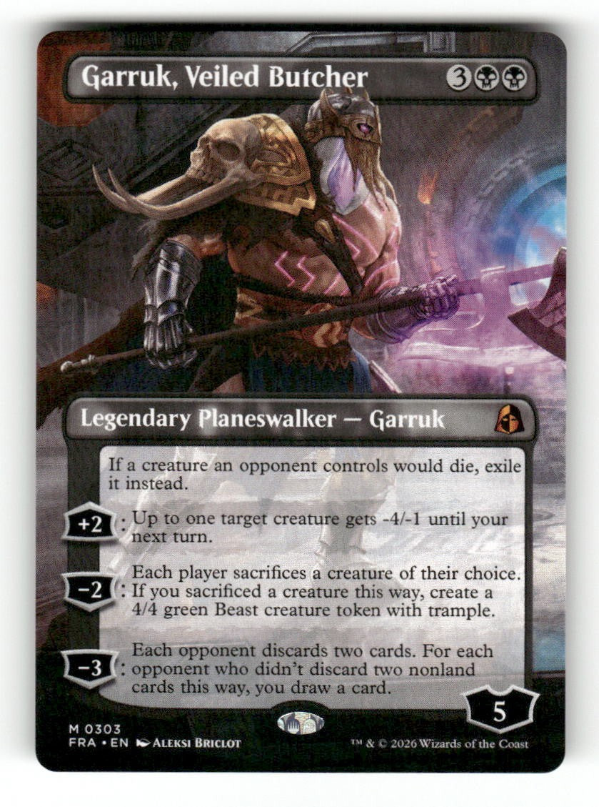 Garruk, Veiled Butcher (Borderless)