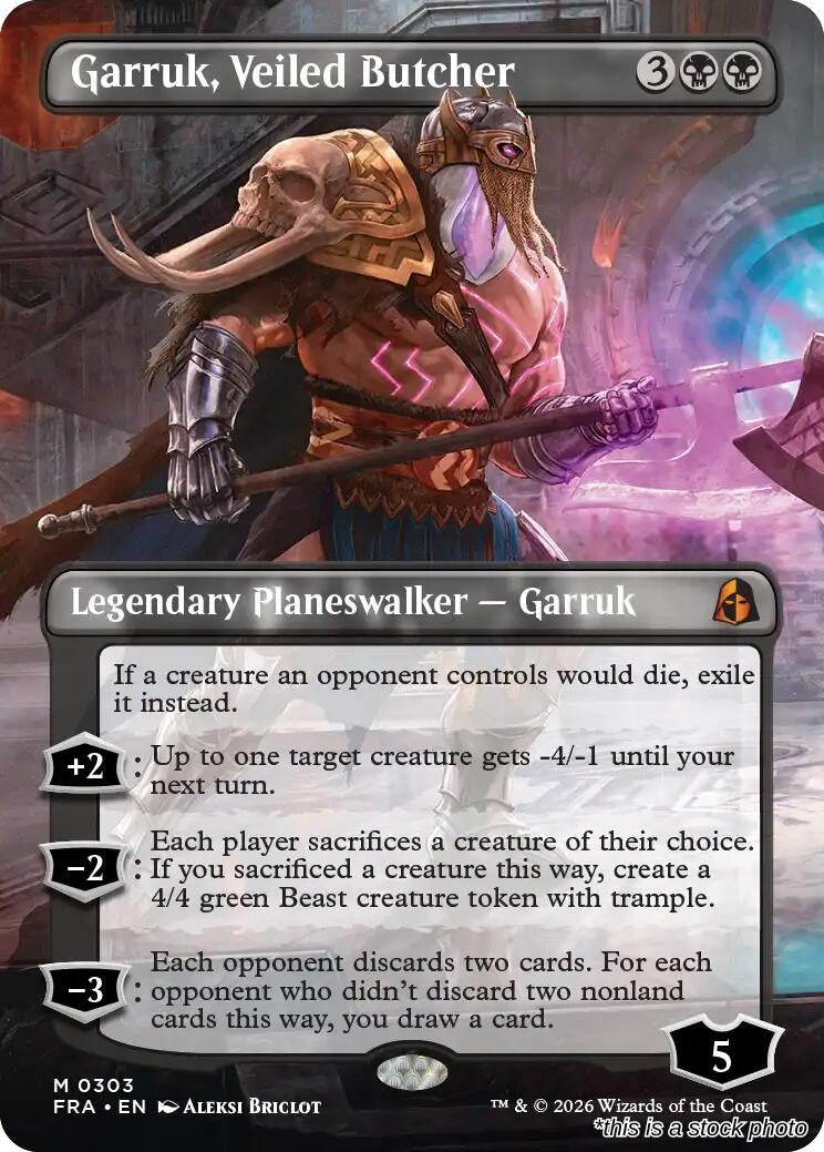 Garruk, Veiled Butcher (Borderless)