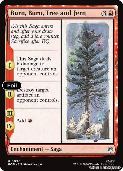 Burn, Burn, Tree and Fern