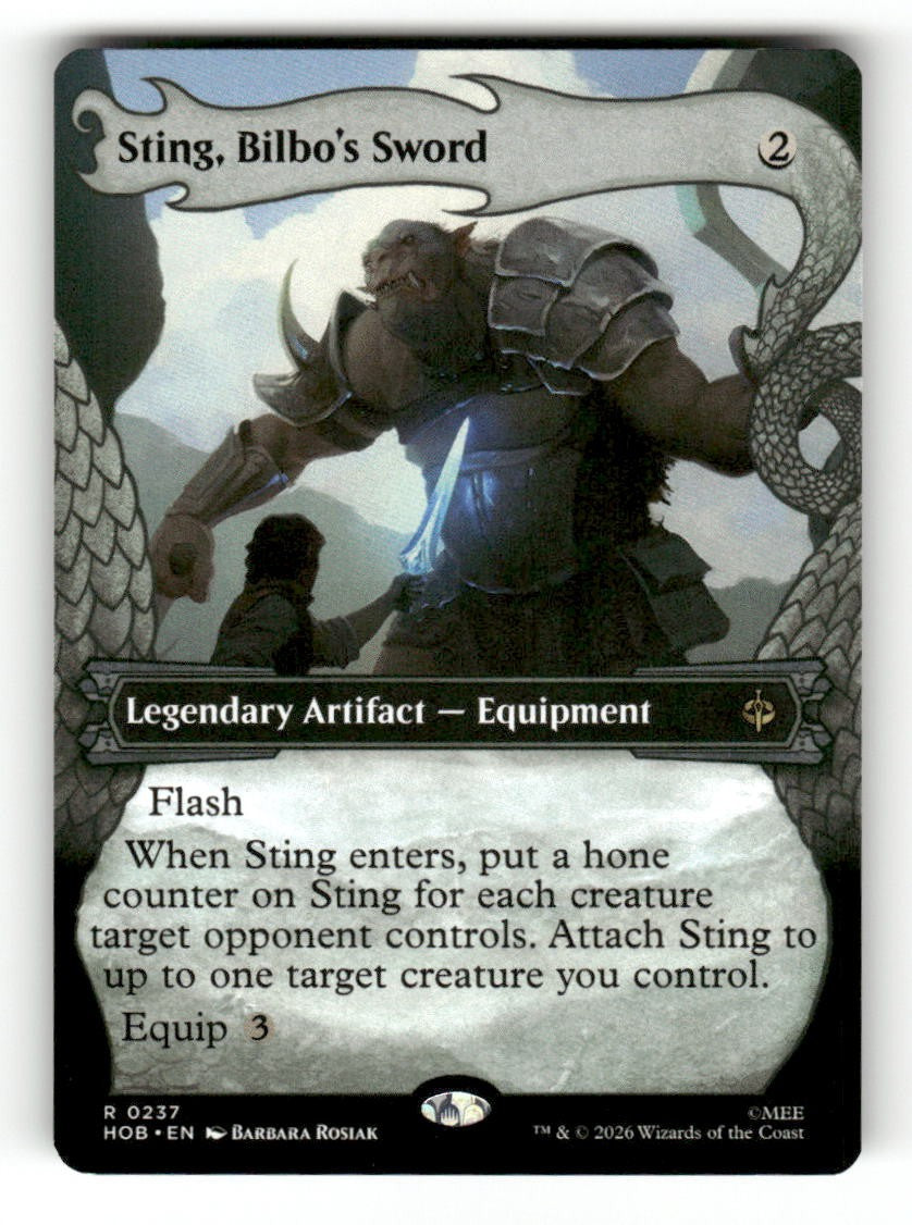 Sting, Bilbo's Sword (Showcase)
