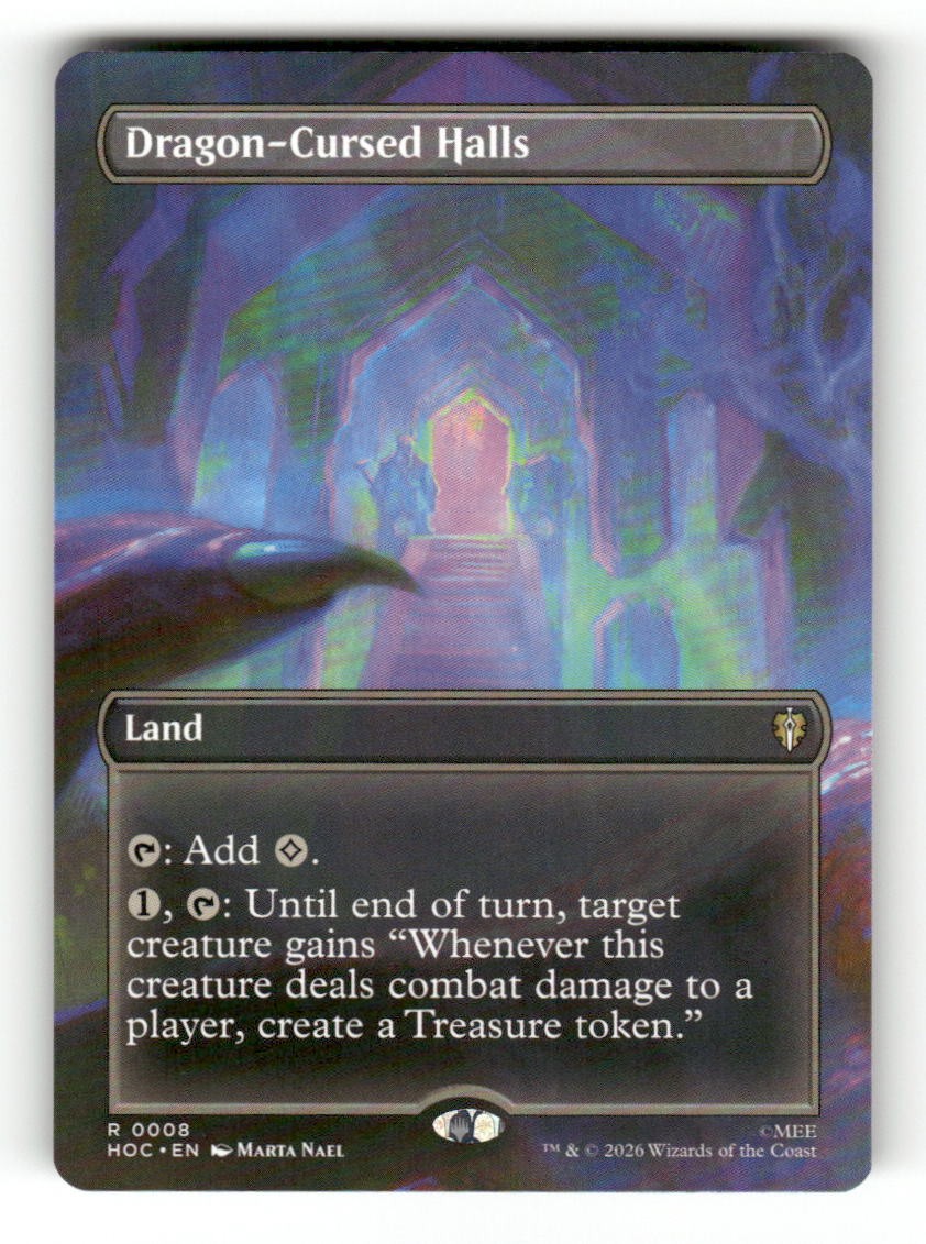 Dragon-Cursed Halls (Borderless)