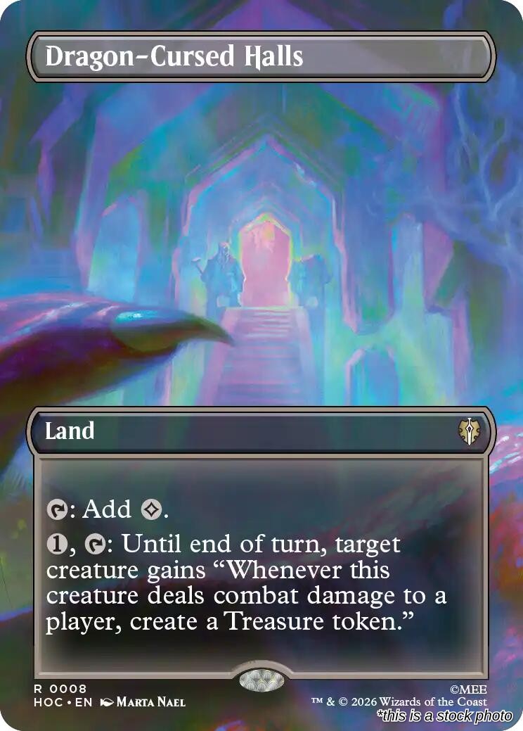 Dragon-Cursed Halls (Borderless)
