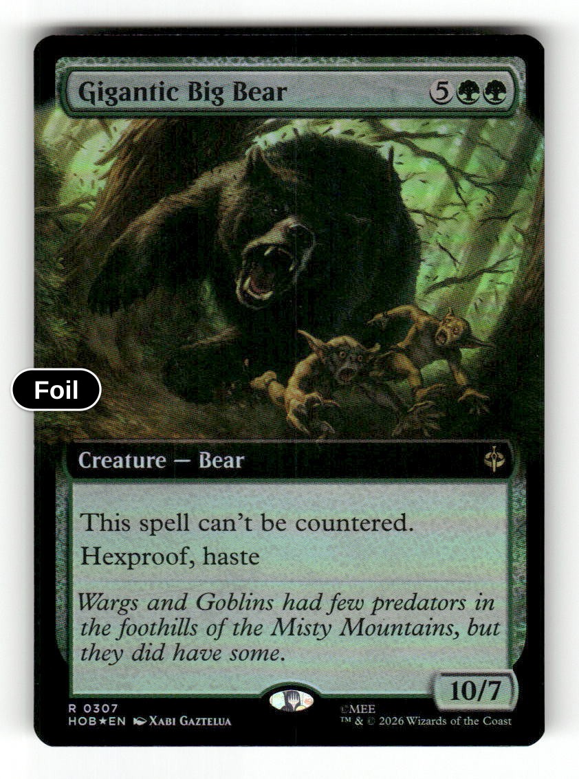 Gigantic Big Bear (Extended Art)