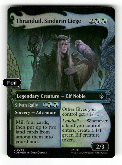 Thranduil, Sindarin Liege (Showcase)