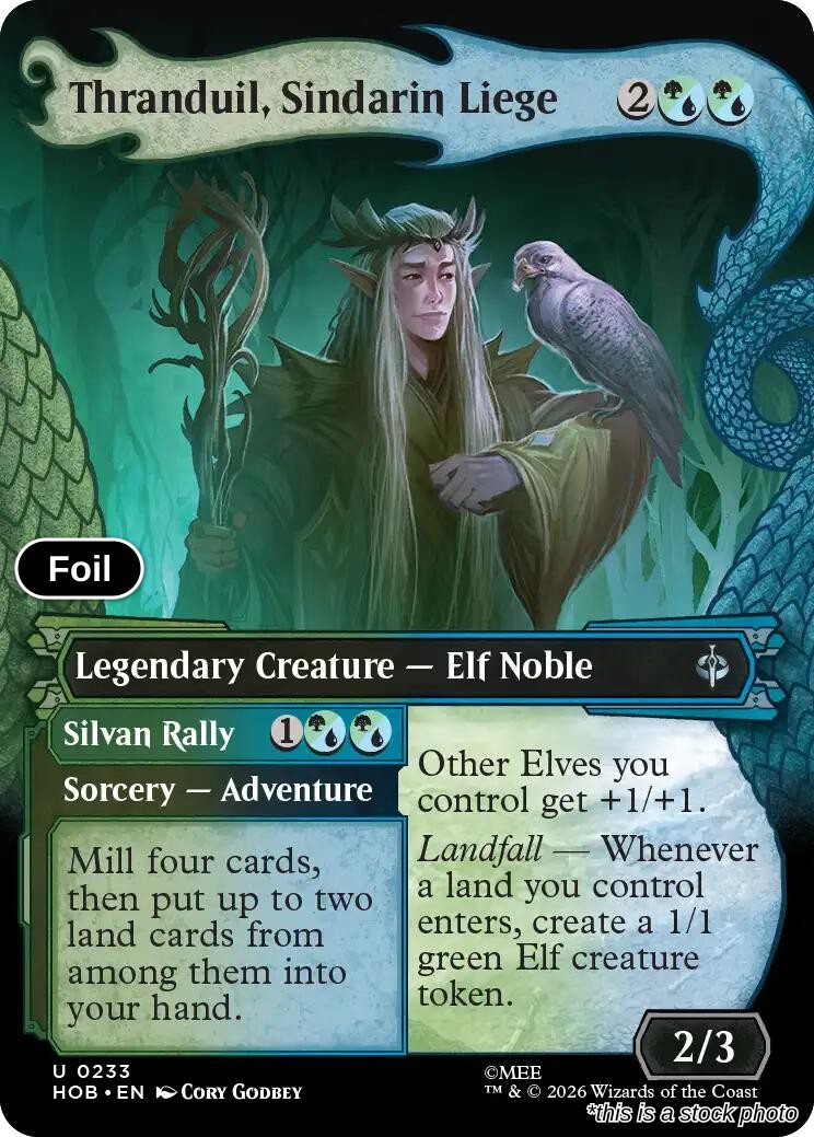 Thranduil, Sindarin Liege (Showcase)