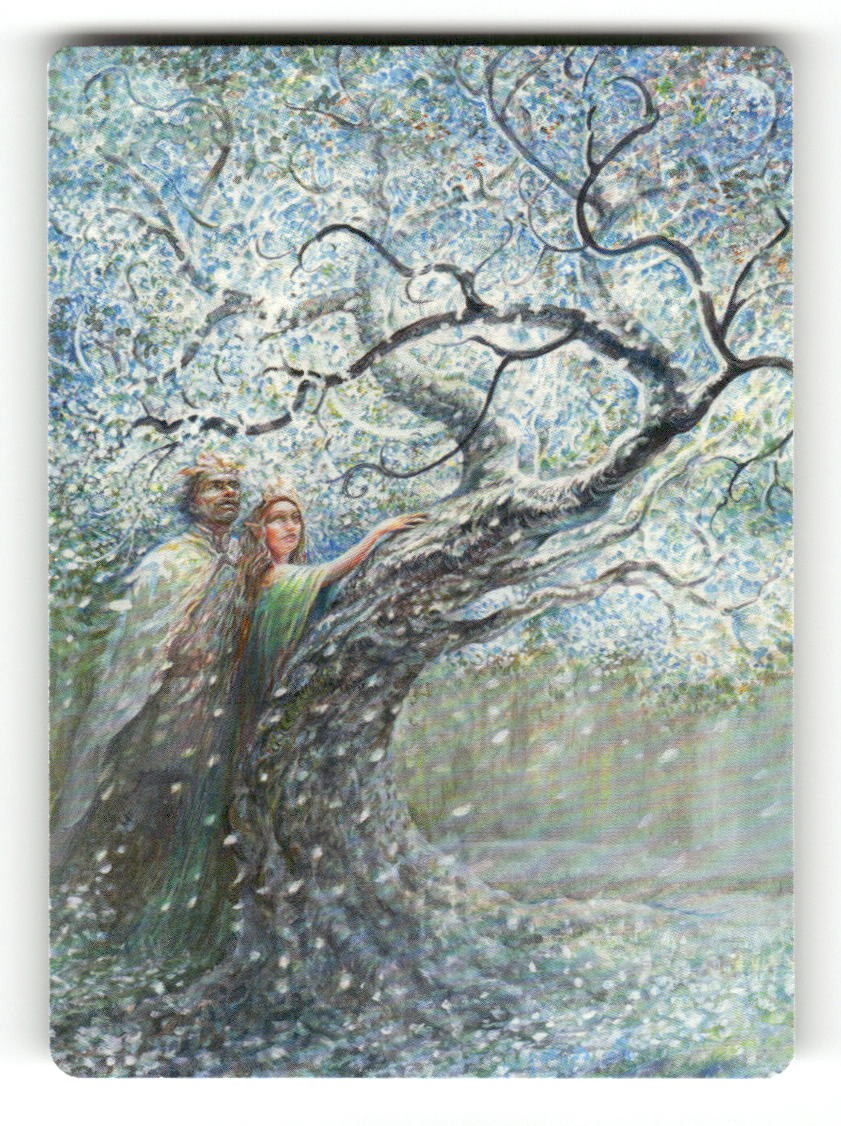 Flowering of the White Tree Art Card