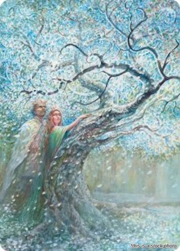 Flowering of the White Tree Art Card