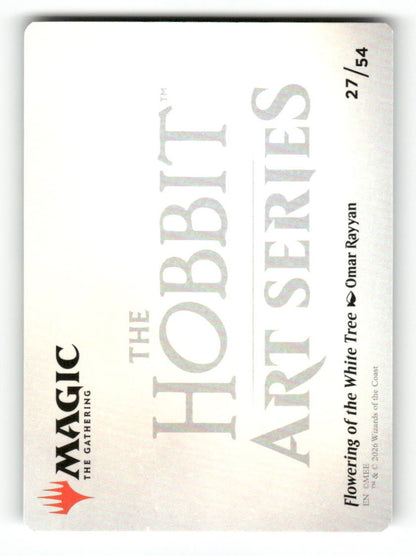 Flowering of the White Tree Art Card (Back)