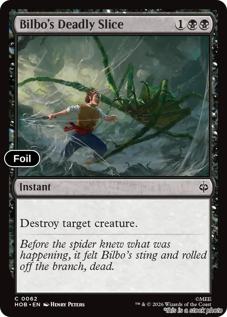 Bilbo's Deadly Slice