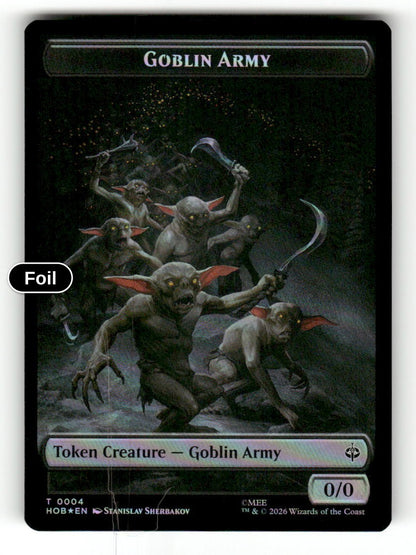 Human Soldier // Goblin Army (0004) Double-Sided Token