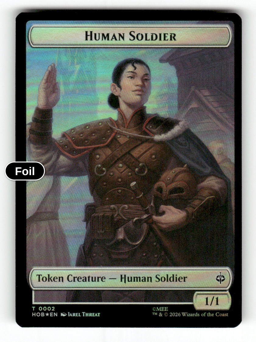 Human Soldier // Goblin Army (0004) Double-Sided Token (Back)