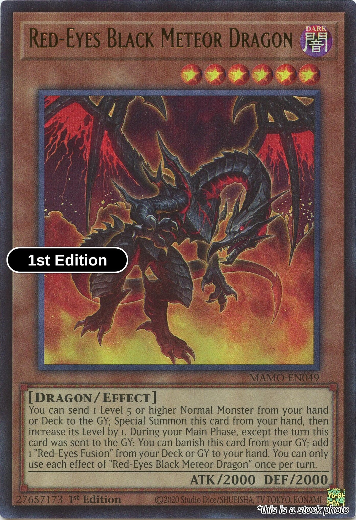 Red-Eyes Black Meteor Dragon