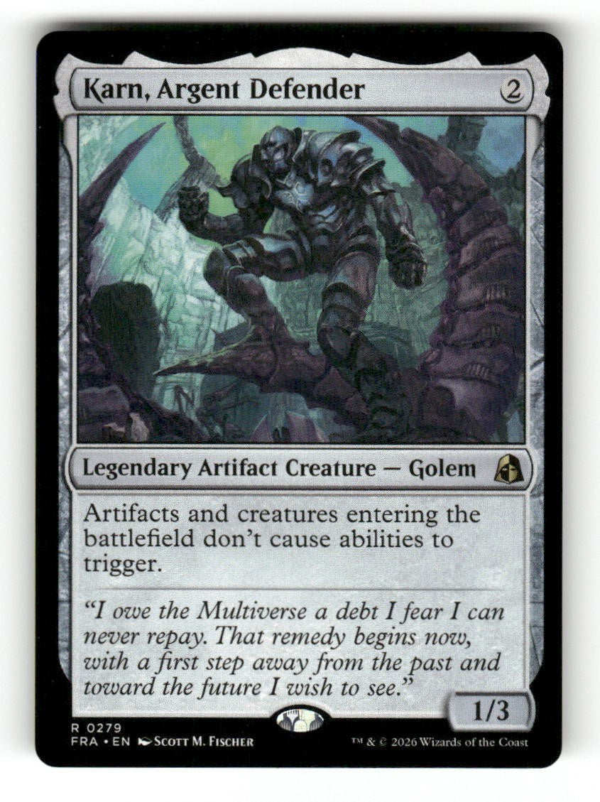 Karn, Argent Defender