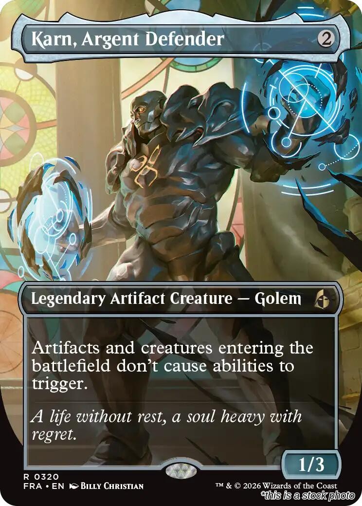 Karn, Argent Defender (Borderless)