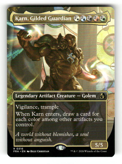 Karn, Gilded Guardian (Borderless)