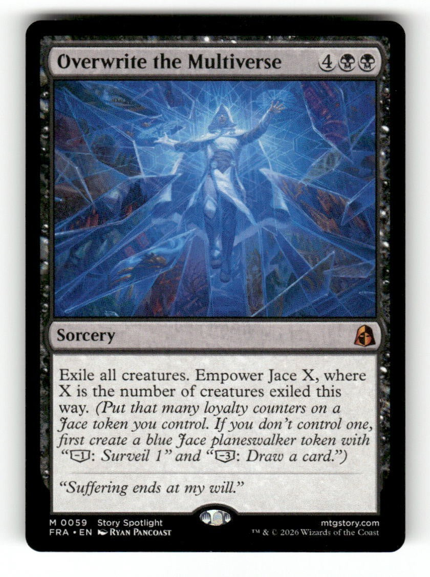 Overwrite the Multiverse