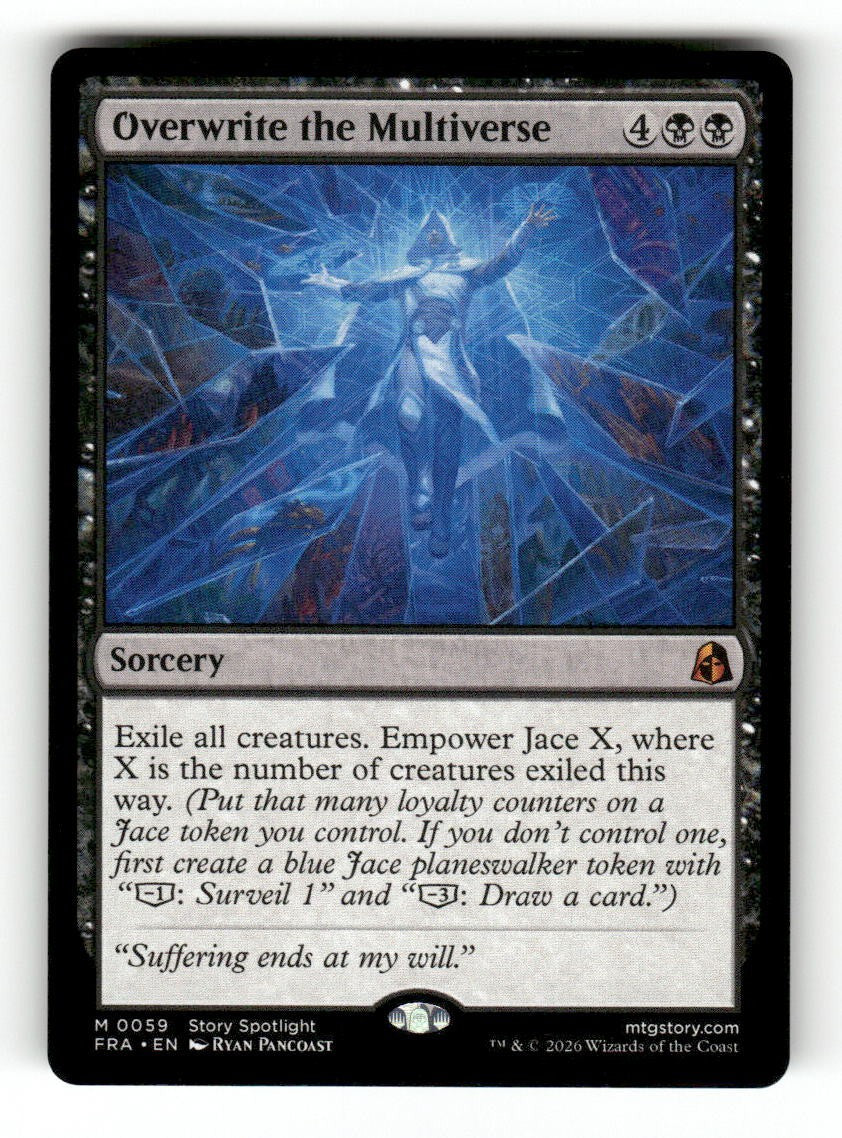 Overwrite the Multiverse