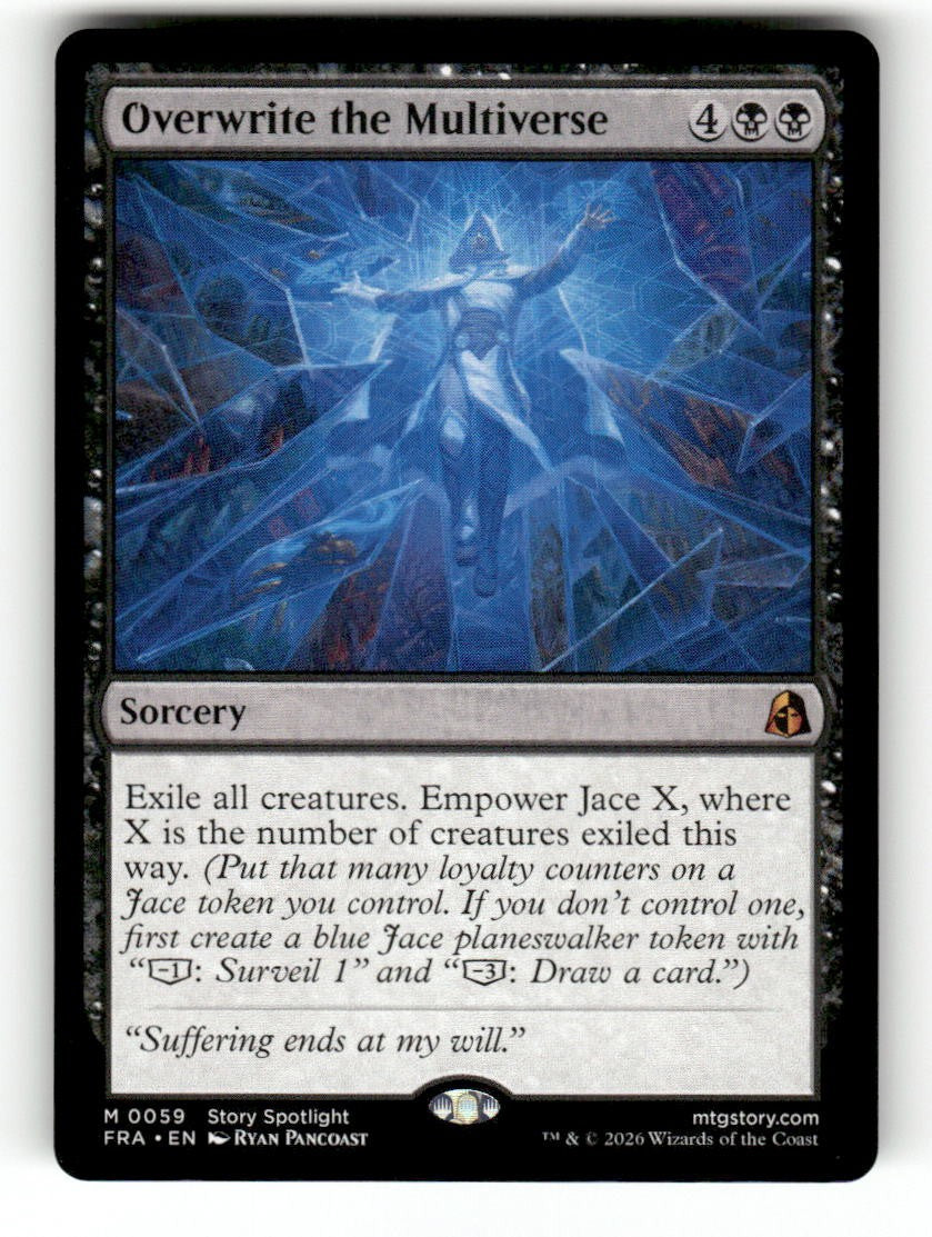 Overwrite the Multiverse