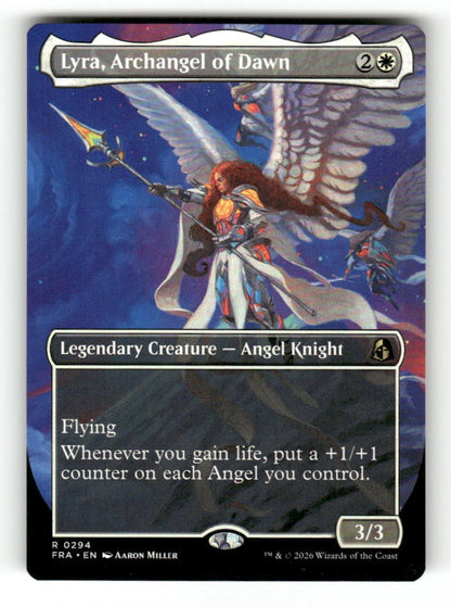 Lyra, Archangel of Dawn (Borderless)