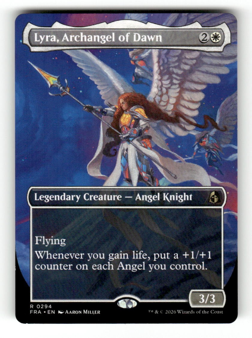 Lyra, Archangel of Dawn (Borderless)