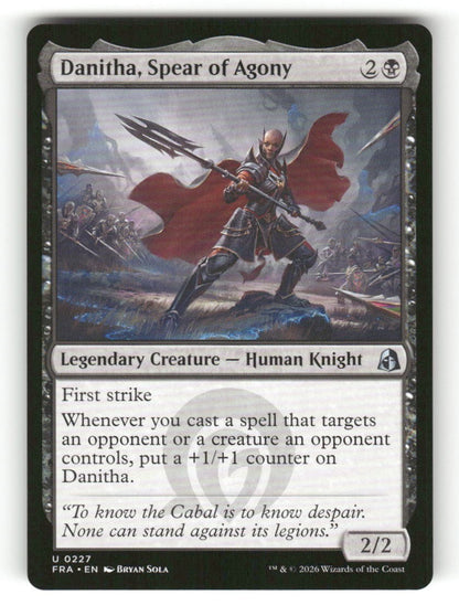 Danitha, Spear of Agony