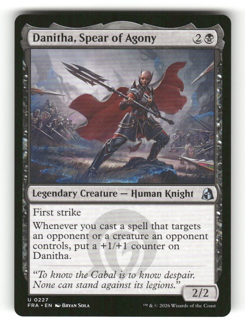 Danitha, Spear of Agony