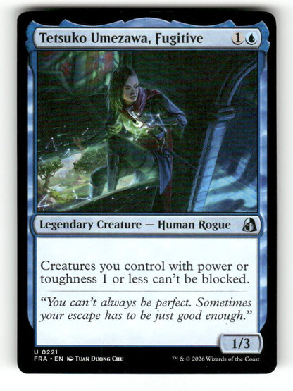 Tetsuko Umezawa, Fugitive