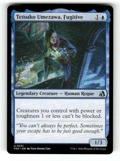 Tetsuko Umezawa, Fugitive