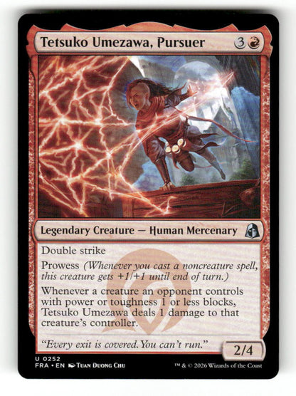 Tetsuko Umezawa, Pursuer