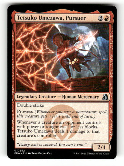 Tetsuko Umezawa, Pursuer