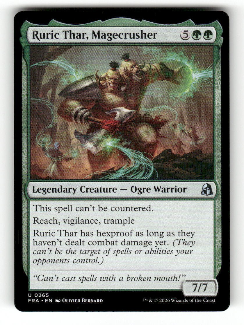 Ruric Thar, Magecrusher