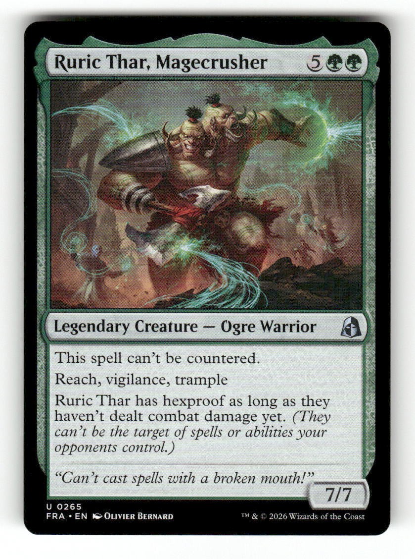 Ruric Thar, Magecrusher